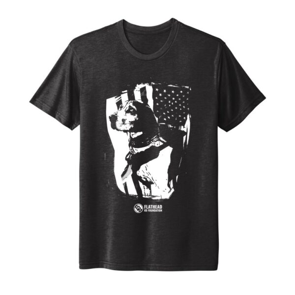 Hound Flag Tee - Unisex Triblend - Image 2