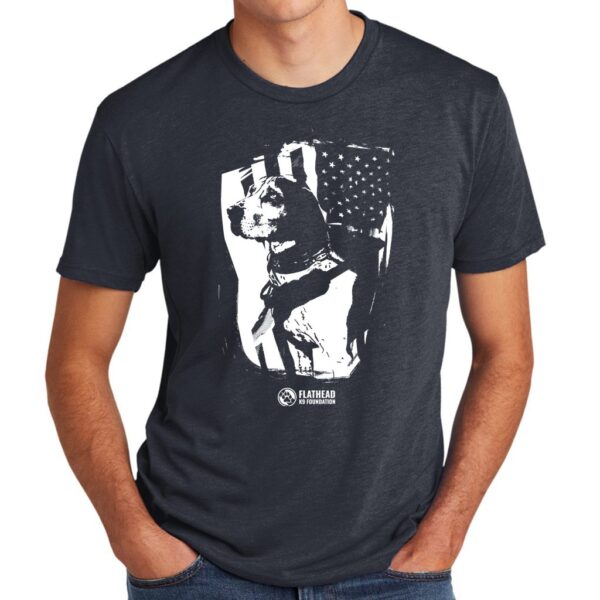 Hound Flag Tee - Unisex Triblend - Image 6