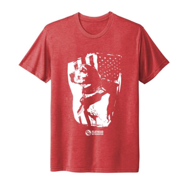 Hound Flag Tee - Unisex Triblend - Image 3