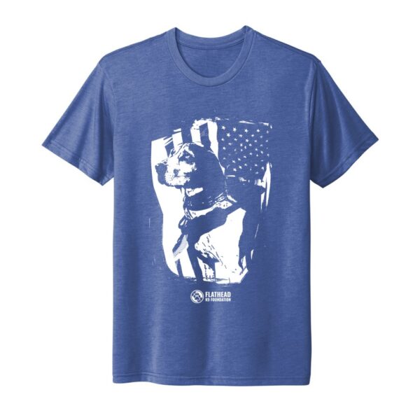 Hound Flag Tee - Unisex Triblend - Image 4