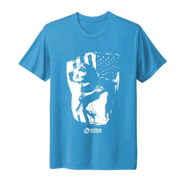 Hound Flag Tee - Unisex Triblend - Image 5